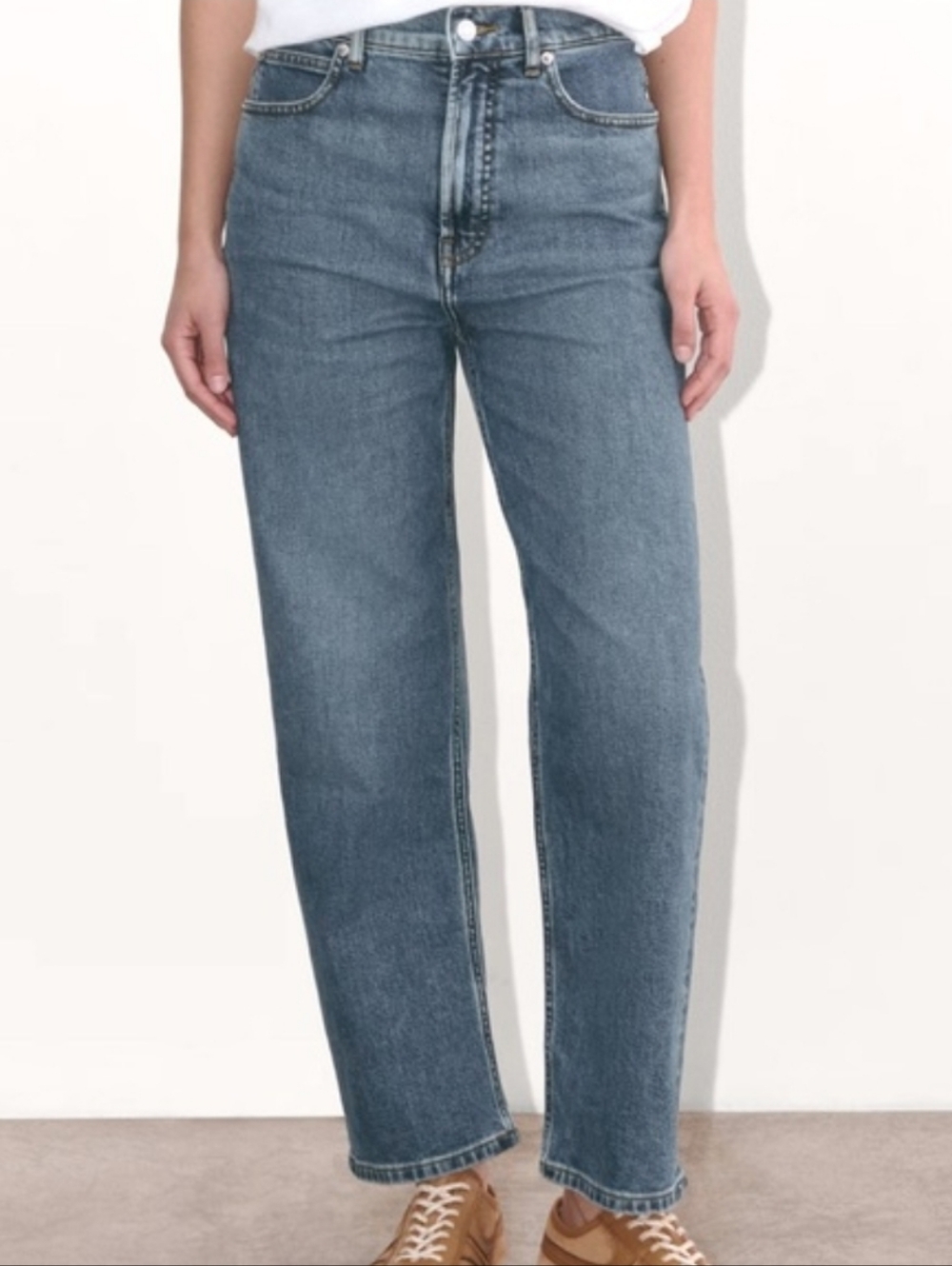 Everlane The 90's Way-High Straight Jeans Size 28 LONG